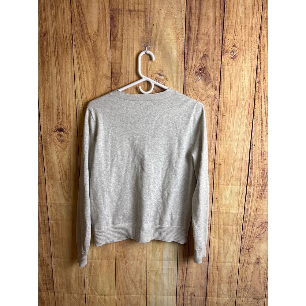 J. Jill Heather Gray Button Button Down Lightweig… - image 7